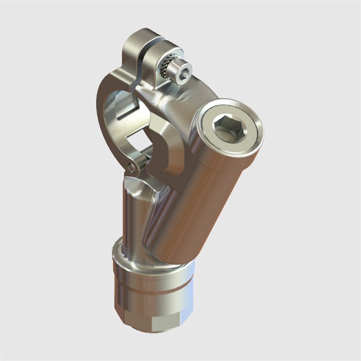 90240 - Saddle Clamp Connectors 63mm x 2 BSP Male Stem Adaptor
